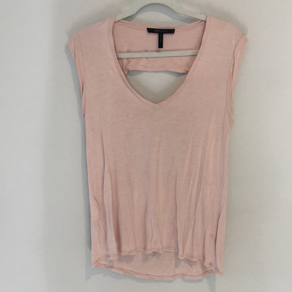Blush pink BCBG top